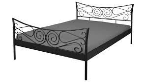 Hallo und herzlich willkommen hier. Bettgestell Justine Bett Gestell Metall Schwarz 180x200 Cm