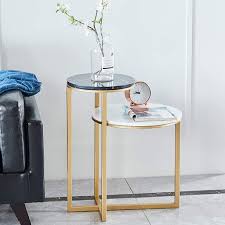 H how to spray paint ikea furniture. Amazon Com Side Table Marble 2 Layer Sofa Coffee Table Modern Light Luxury Wrought Iron Bracket Stainless Steel Table Legs Environmentally Friendly Spray Paint 51 60cm Patio Lawn Garden