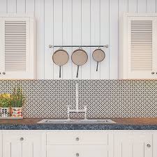Kitchen splashbacks & wall panels. Splashwall Matt Black White Italian Acrylic Splashback H 600mm W 2440mm T 4mm Diy At B Q