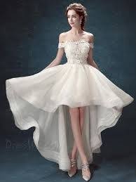 Image Result For Peach Off Shoulder Formal Dress Wedding Dresses High Low White Lace Prom Dress Cocktail Dress Prom
