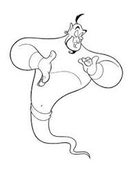 Genie Disney Coloring Pages Disney Drawings Art Pages