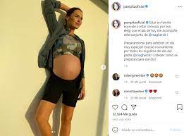 Con su panza de 7 meses y medio de embarazo, pampita no para: Preparandome Pampita Celebro El Tramo Final De Su Embarazo Con La Panza Al Aire