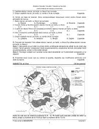 Aceasta este ultima probă scrisă a profilului. Geografilia Geografie Bac Modele De Subiecte È™i Variante Extrase 2011 2015