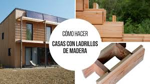 Juegos para armar juguetes de bomberos para bebe chirstmas regalo. Brikawood Las Casas De Ladrillos De Madera Tipo Lego Que Podras Construir Tu Mismo Madera Ladrillo Y Casas De Madera