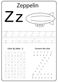 Coloring pages, worksheets and color posters. Writing Letter A Worksheet Writing A Z Alphabet Exercises Game For Kids Stock Vector Illustration Of Logo Writing 125775226