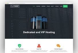 Flathost Responsive Hosting Template With Whmcs Hosting Business Wordpress Themes Networking Companies