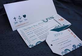 Swirl Cruise Ticket Luggage Tag Invite By Emdotzee Designs Boarding Pass Wedding Invitation Cruise Ship Wedding Invitations Cruise Ship Wedding