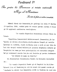 Following a romanian military intervention, with the romanian army firmly in control of the region, the sfatul țării voted for independence and proclaimed on april 9 [o.s. Decretul Regal Pentru Promulgarea Unirii Basarabiei Cu Romania Din 27 Martie 9 Aprilie 1918 Centenarul Marii Uniri