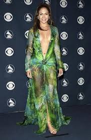 The dress, with its vibrant green color, plunging neckline and flashy leg slit, famously in an interview with vogue, donatella shared that she and j. 25 Memorable Grammy Awards Dresses Iconic Dresses Grammy Dresses Grammy Awards Dresses
