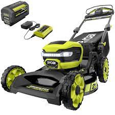 Grooming your lawn & living life in style? Ryobi 40v Battery 21 Lawn Mower Review Her Tool Belt