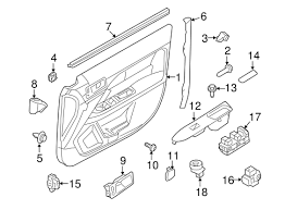 Remove trim from around handle. Interior Trim Front Door For 2012 Ford Fusion Quirkparts