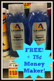 I bought this product anticipating that it would leave my hair with a wet look. Free La Looks Styling Gel 0 75 Money Maker Kroger Krazy