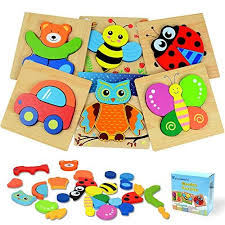 Maybe you would like to learn more about one of these? Kulariworld 6 Pieces Wooden Jigsaw Puzzles Shapes Toys Fo Https Smile Amazon Com Dp B07vgppdgw Ref Cm Sw R Pi Dp Toddler Boy Toys Toddler Toys Toys By Age