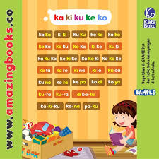 Belajar mengeja huruf abjad, belajar membaca untuk anak tk lengkap diantaranya: Yuk Kita Belajar Buku Belajar Membaca Anak Paud