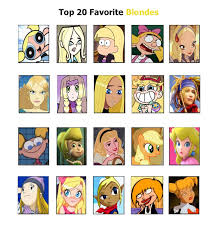 Top 20 Favorite Blonde Haired Gals By Https Www Deviantart Com Purfectprincessgirl On Dev Girl Cartoon Characters Girl Cartoon Blonde Hair Cartoon Character