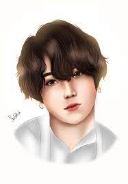 He's too scared to tell his hyungs because he doesn't want to burden them, and he's supposed to be perfect. Anime Jungkook Saleha Illustrations Art Street