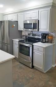 Golden Oak To Seagull Gray Kitchen Transformation Kitchen Transformation Kitchen Furniture Kitchen Design