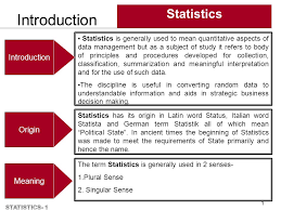 State of origin thesaurus 1 january 1970. Introduction Statistics Introduction Origin Meaning Ppt Video Online Download