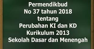Pendidikan merupakan usaha sadar dan sistematis untuk mewujudkan suasana pembelajaran peserta didik secara aktif untuk mengembangkan potensi dirinya. Permendikbud No 37 Tahun 2018 Tentang Perubahan Ki Kd K13 Pendidikan Dasar Dan Menengah Pedia Pendidikan