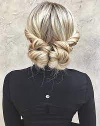 Twisted Pigtail Buns Short Hair Long Hair Braids Hair Beauty Inspiration Blonde Bobs Buns Bun Hairstyles For Long Hair Long Hair Styles Date Night Hair