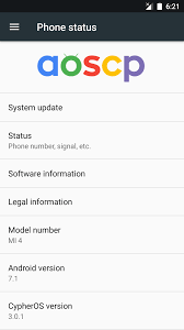 Android 7.1 on the pixel brings rounded icons, which. Rom 7 1 X Cypher Aoscp 3 5 1 Unofficial 11 Jan Cancro Xda Developers Forums