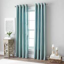 Botanical Grommet Top Window Curtain Panel Bed Bath Beyond Teal Living Rooms Curtains Living Room Curtains