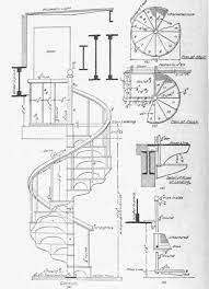 Blueprint Spiral Staircase Plan Circular Stairs Stair Plan