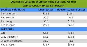 New Study Overfishing Costs Southeast And Gulf Regions