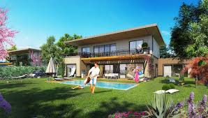 (100 m² ye dahil olarak bahçe. Istanbul Villa Projeleri Yatirim Degeri Yuksek Konut Projeleri