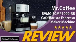 First one is for water. Review Of Mr Coffee Cafe Barista Espresso And Cappuccino Maker Extend Coffee