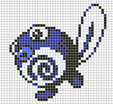 Pokemon From The Game Pokemon Silver Placed In Grid Format To Make It Easier For Pixel Arters To Create On Minec Pixel Art Pokemon Pixel Art Grid Pokemon Bead