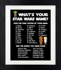 Star Wars Name Star Wars Printable Star Wars Party Etsy Star Wars Party Games Star Wars Games Star Wars Theme Party