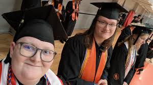 Degree in hand and glowing with that Bearkat pride 😻 Spring 2025  Commencement will continue tomorrow with SHSU College of Criminal Justice,  SHSU College Of Health Sciences and College of Education ceremonies! #