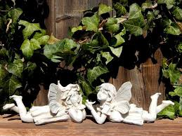 Elfe Elfen Feen Dekofigur Garten Gartenfigur Blumenfee Blumen 2 Modelle Sommer Gartendekor Feengarten Gartenfiguren