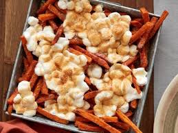 Sweet Potato Poutine Recipe Freeze Sweet Potatoes Thanksgiving Recipes Side Dishes Sweet Potato Fries
