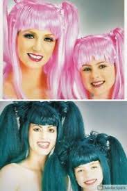 So base wig could be worn alone or with pig tails. Punk Diva Adult Wig Pink Blue Pigtails Harajuku Pastel Anime Goth Club Kid Ebay
