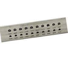 20 Holes Rectangle Drawplates With Tungsten Carbide Wire Draw Plate For Jewelry Tools 1 10 3 00mm Hole Size Draw Plates Jewelry Tools Wire Drawing