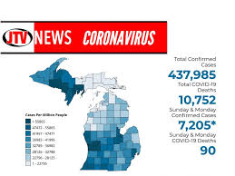 Ecdc will publish updates on the number of cases and deaths reported worldwide and aggregated by week every thursday. Michigan Reports 7 205 Coronavirus Cases Today State Total Now 437 985 Jtv Jackson