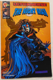 Malibu comics was an independent comic book publisher that eventually became an imprint of marvel comics. Malibu Comics The Night Man 18 Estatesales Org