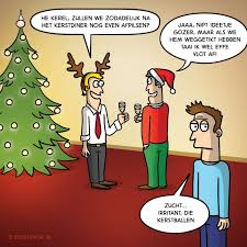 Grappige Kerstkaart Met Kerstballen Kaartje2go Grappige Kerstkaarten Grappige Kerst Plaatjes Cartoons