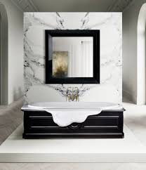 This unusual design really gives this space a bold, graphic look that's modern and trendy. White Bathroom Ideas Intense Designs To Inspire Your Bathroom Decor