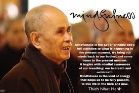 January 24, 2017 Mindfulness Be mindful and purposeful in every thing you  do. Whether it be walking the dog, eating breakfast or taking the garbage  out. There is an essence in every