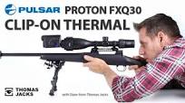 The Pulsar Proton FXQ30 Clip On Thermal image rifle scope