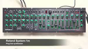 Exclusive Hands On Roland System 1m Plug Out Synthesizer Youtube