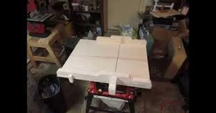 Table Saw Sled For Skil 3310 Model Youtube Table Saw Sled Skil Table Saw Table Saw