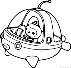 How to draw octonauts in gup. Octonauts Coloring Pages Coloringall