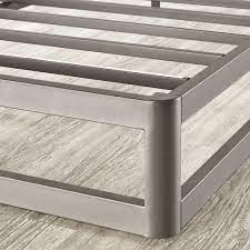 This queen size wood bed features a headboard and a footboard with strip design which is simple but never dull. The 3 Best Platform Bed Frames Under 300 In 2021 Reviews By Wirecutter