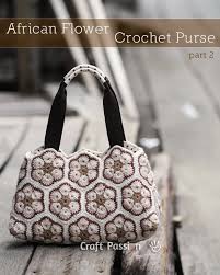 These two hexagons in bloom patterns are both beautiful and colorful and the blooming flower in the center is so cute. African Flower Crochet Purse Free Pattern Craft Passion