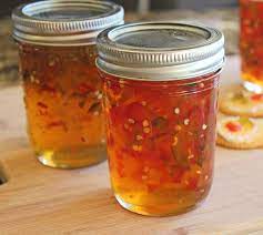 Fresh Home Made Pepper Jelly All Natural Great For Gifts Etsy In 2021 Jelly Recipes Stuffed Hot Peppers Jalapeno Jelly