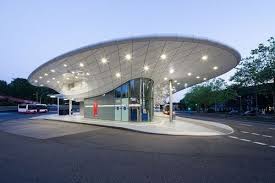 Bus Station Hamburg By Blunck Morgen Architecten Bus Station Bus Stop Design Public Transport Architecture